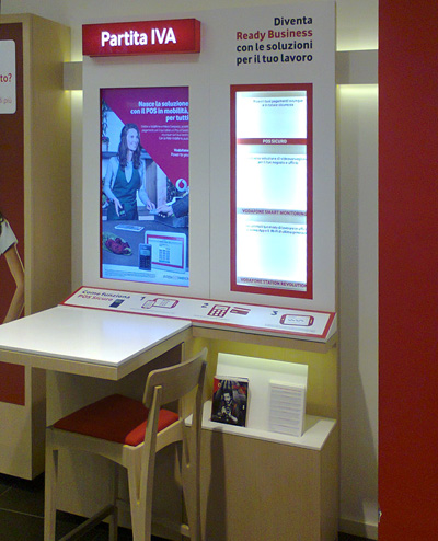 Allestimento Vodafone